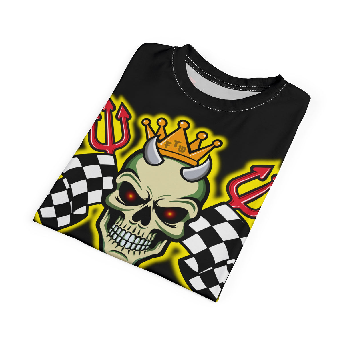 Speed Demon High Performance Unisex Super Tee - Edgy Racing Skull Design