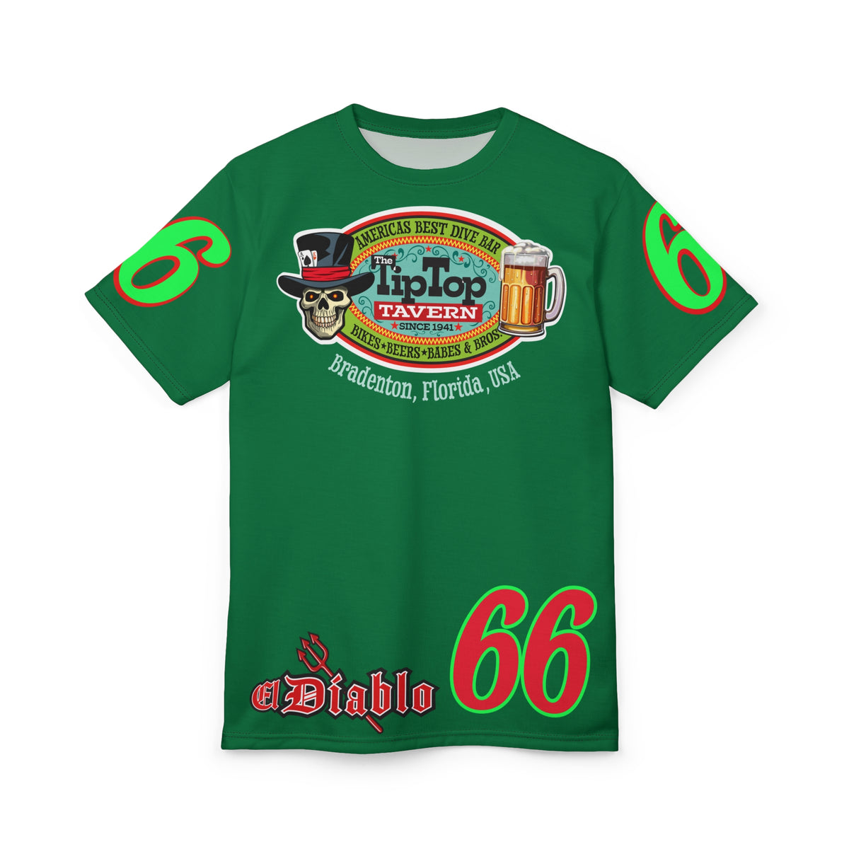 Tip Top Tavern Dive Bar Super Tee - America's Best Dive Bar - Bikes Beers Babes & Bros. -Remembering Jesse Biker Bar Tee