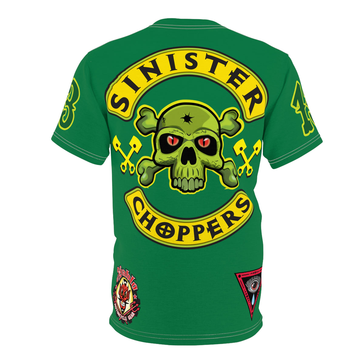 Sinister Choppers HiViz Super Tee - Custom Designed Motorcycle Riding Gear