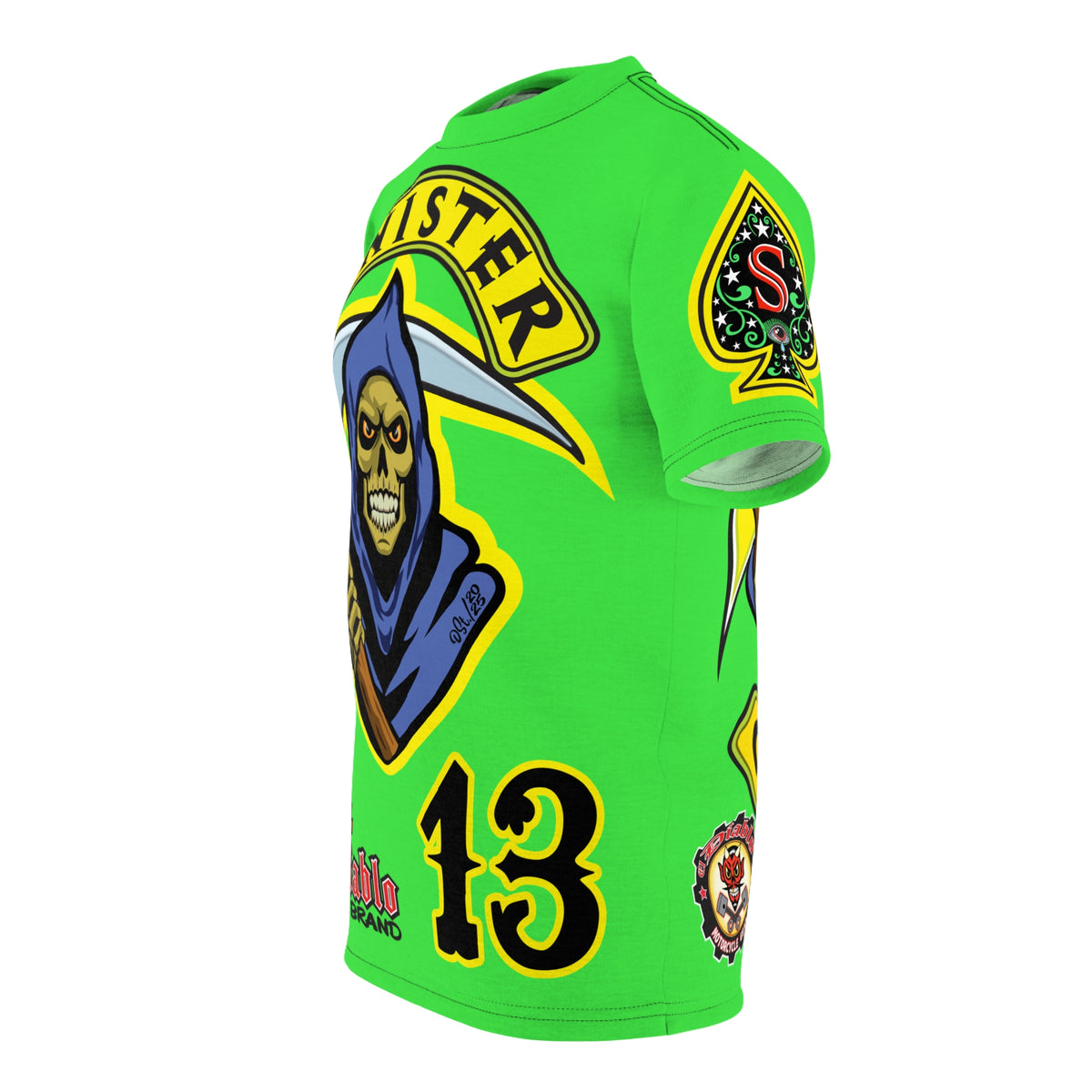 VERY SPECIAL  Sinister Choppers Custom Motorcycles - Custom  HiViZ LUMINA  Super Riding Tee - High Performance Riding Wear