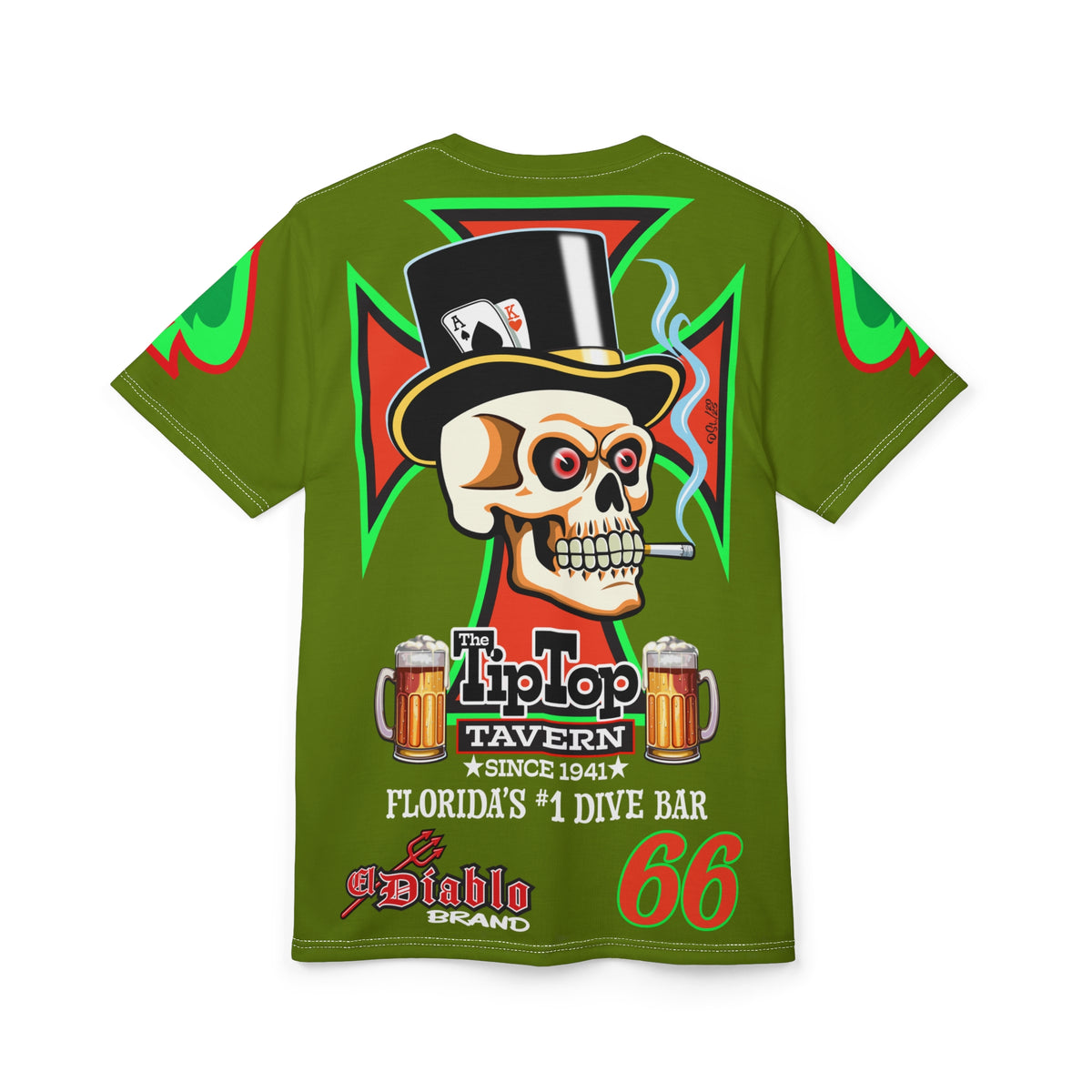 Tip Top Tavern Dive Bar Super Tee - America's Best Dive Bar, Bikes Beers Babes & Bros. - Biker Bar Tee