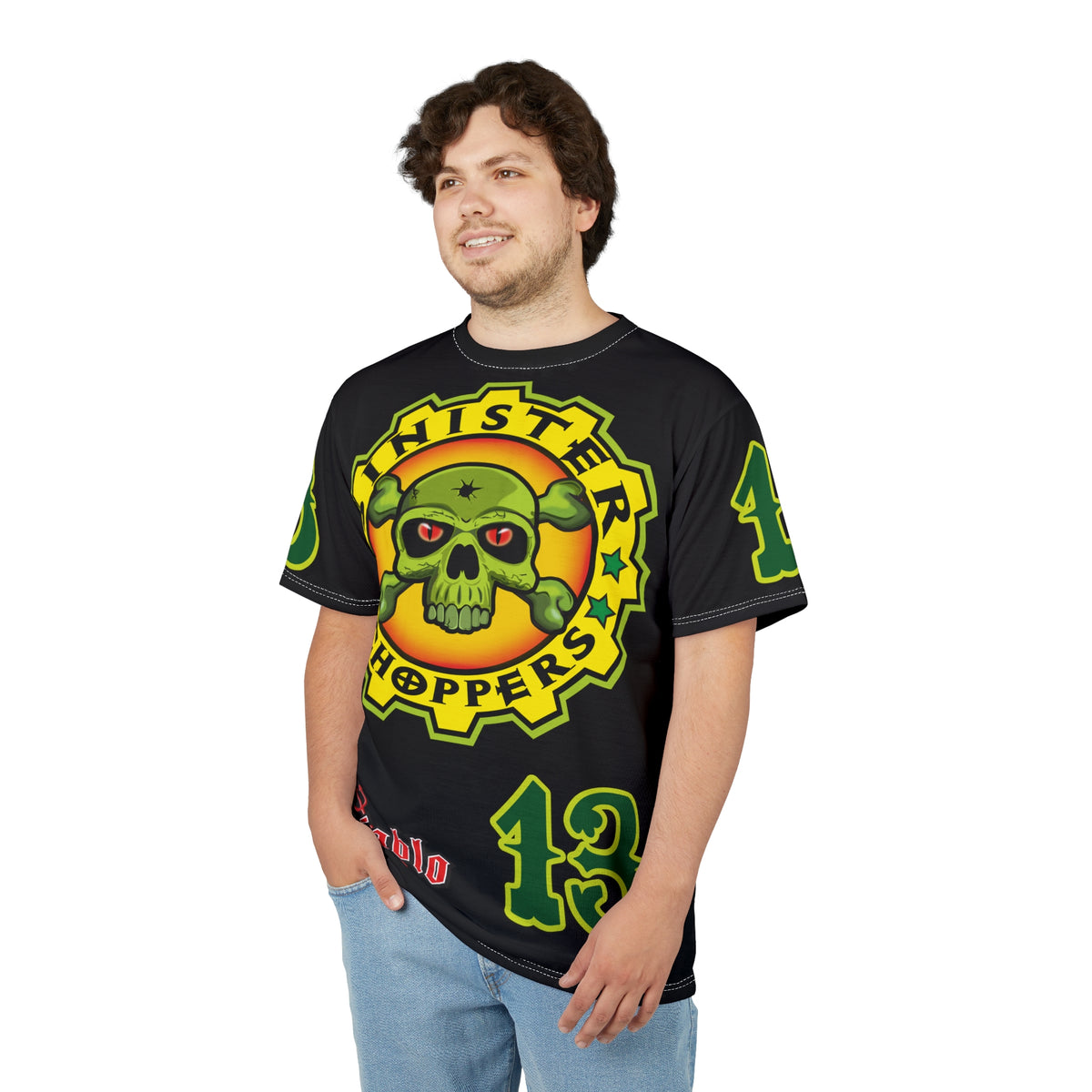 Sinister Choppers - HiViZ Super Tee - Spectacular Custom Motorcycle Riding Gear