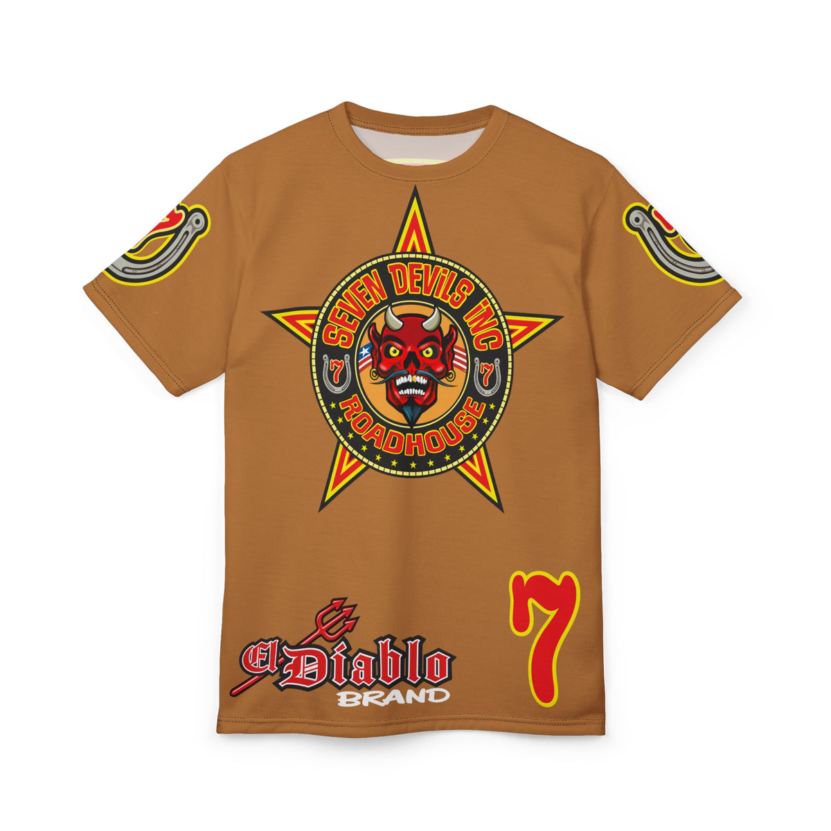 Seven Devils Inc. Roadhouse Graphic Tee - Motorcycle Custom Riding Super Tee