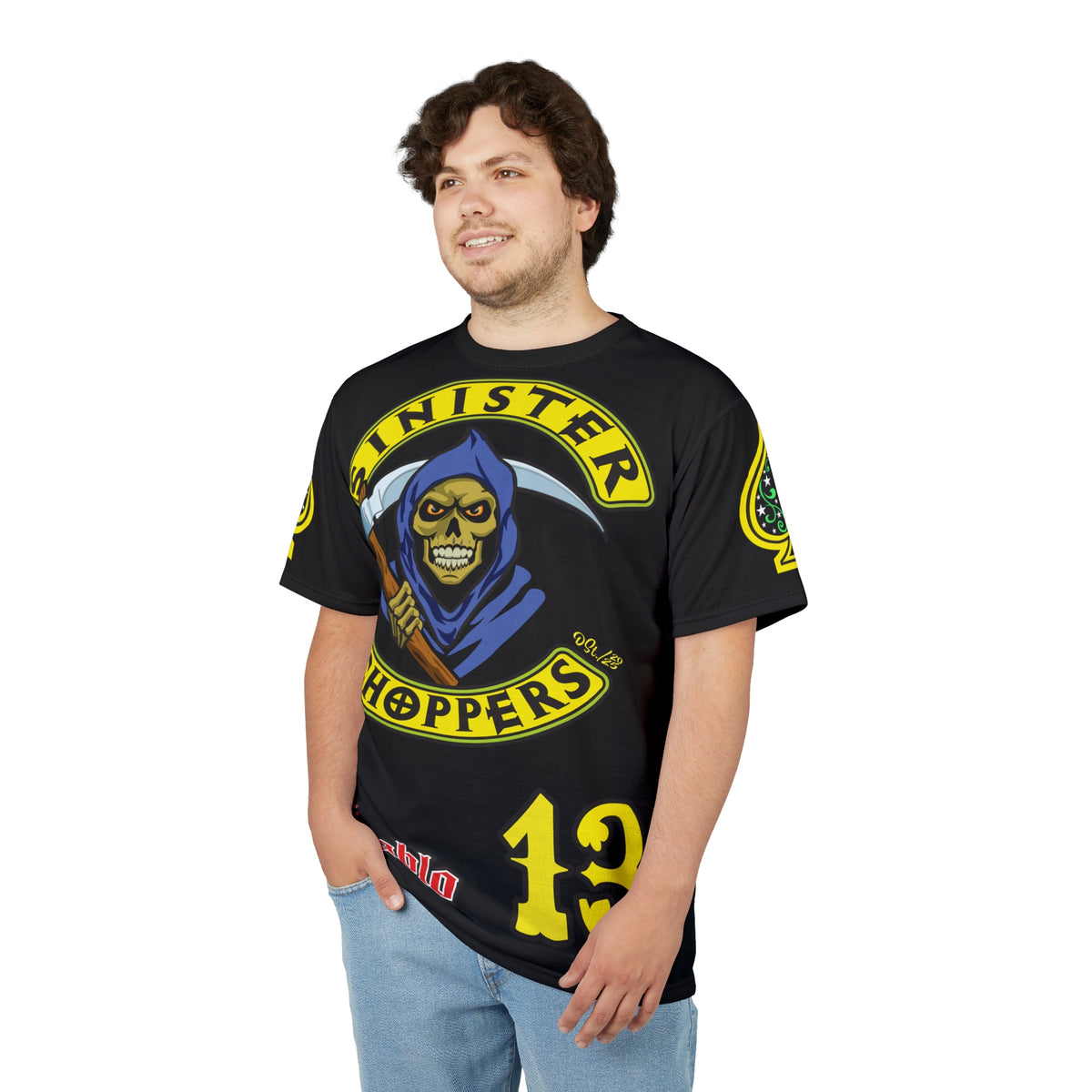Sinister Choppers Custom Motorcycles -  HiViz Custom Reaper Super Tee - High Performance Riding Wear