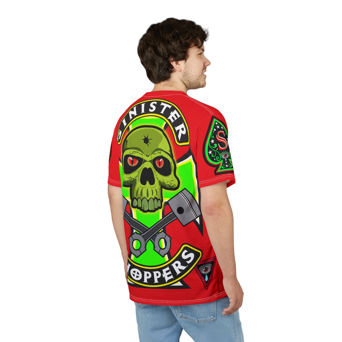 Sinister Choppers Red Baron Spectacular Road Warrior Super Tee