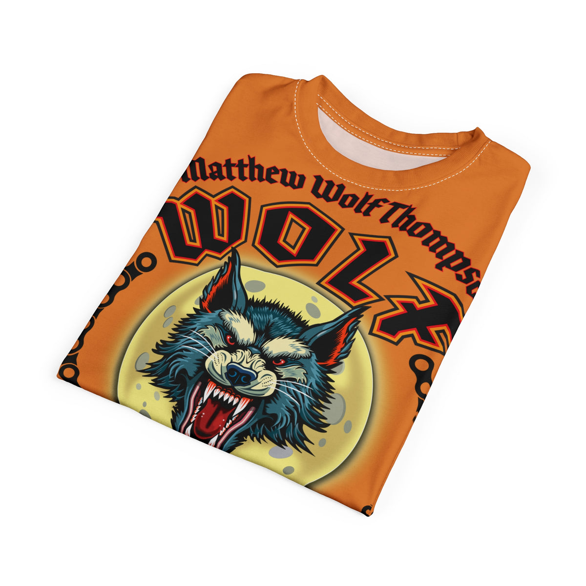 MWT Wolf Custom Motorcycles Super Tee — Viciously Cool High Performance Motorcycle Riding Shirt