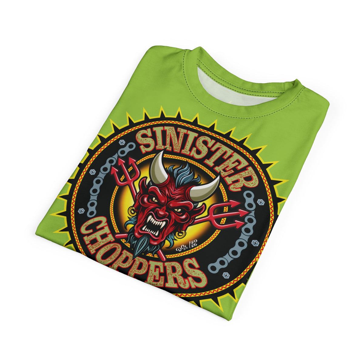 VERY Special HIVIZ Sinister Choppers BIG D SUPER T— Ride Cool Look Cool in our Best Super Tee