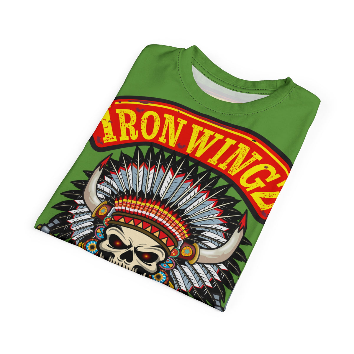 Iron Wingz Garage HiViZ Motorcycle Rider Super Tee