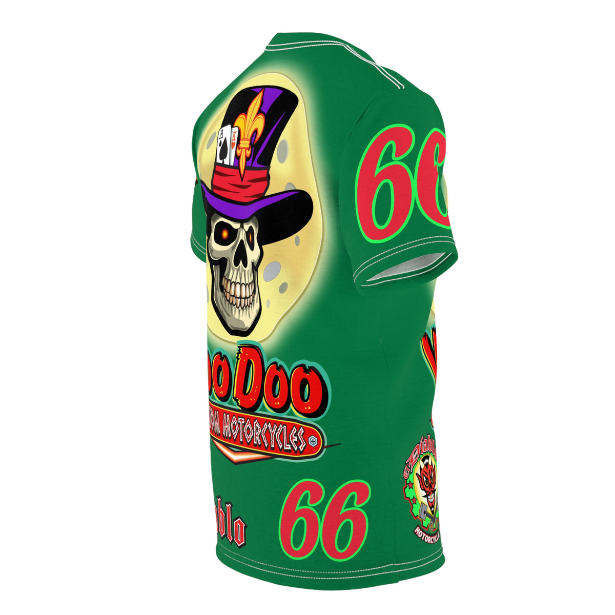 VooDoo Custom Motorcycles  Unisex Super Tee - High Performance Riding Gear
