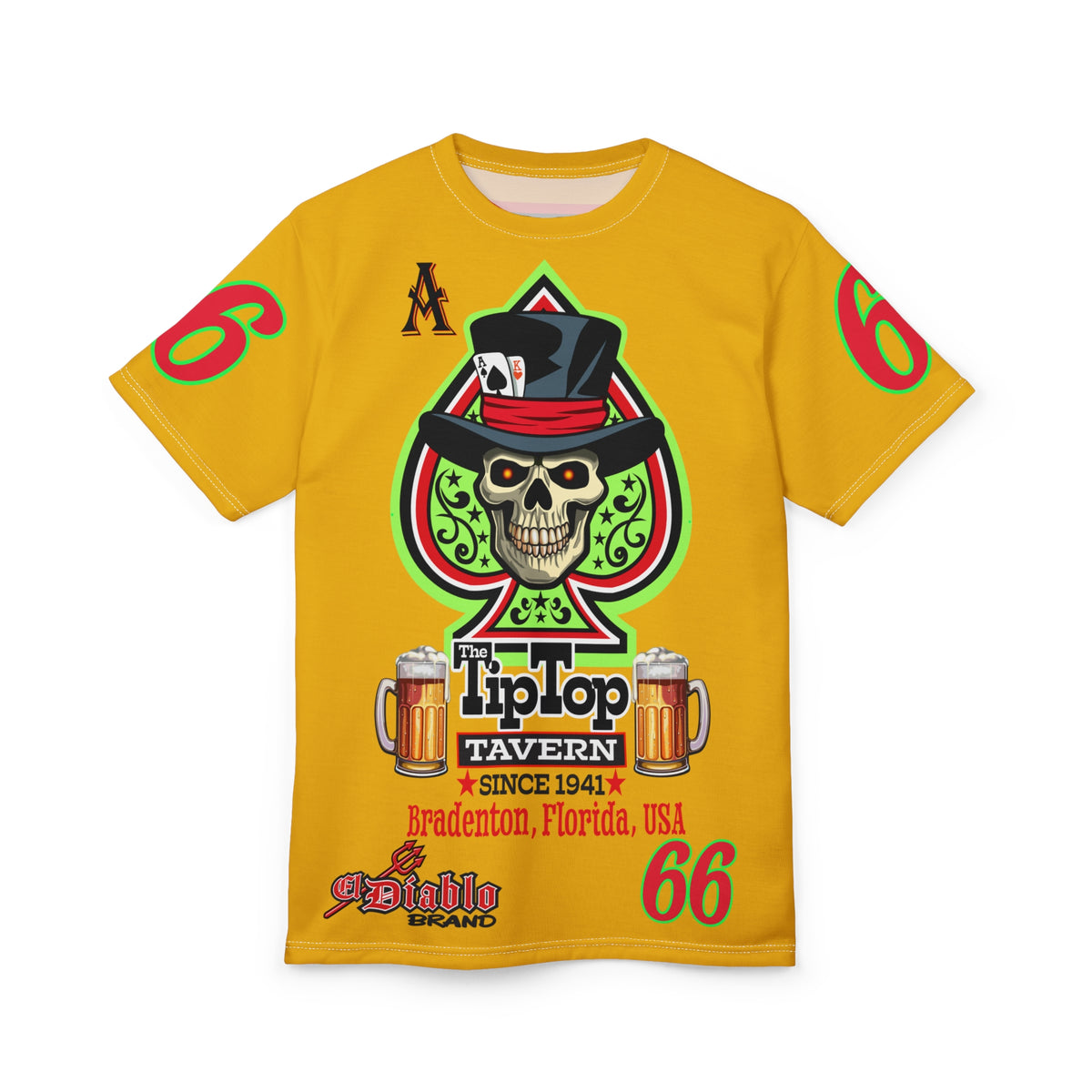 Tip Top Tavern Dive Bar Super Tee (*Limited Edition) - America's Best Dive Bar, Bikes Beers Babes & Bros. - Honouring Biker Bar Tee