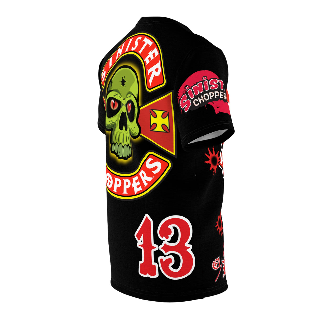 Sinister Choppers HiViz Bad Attitude Super Tee