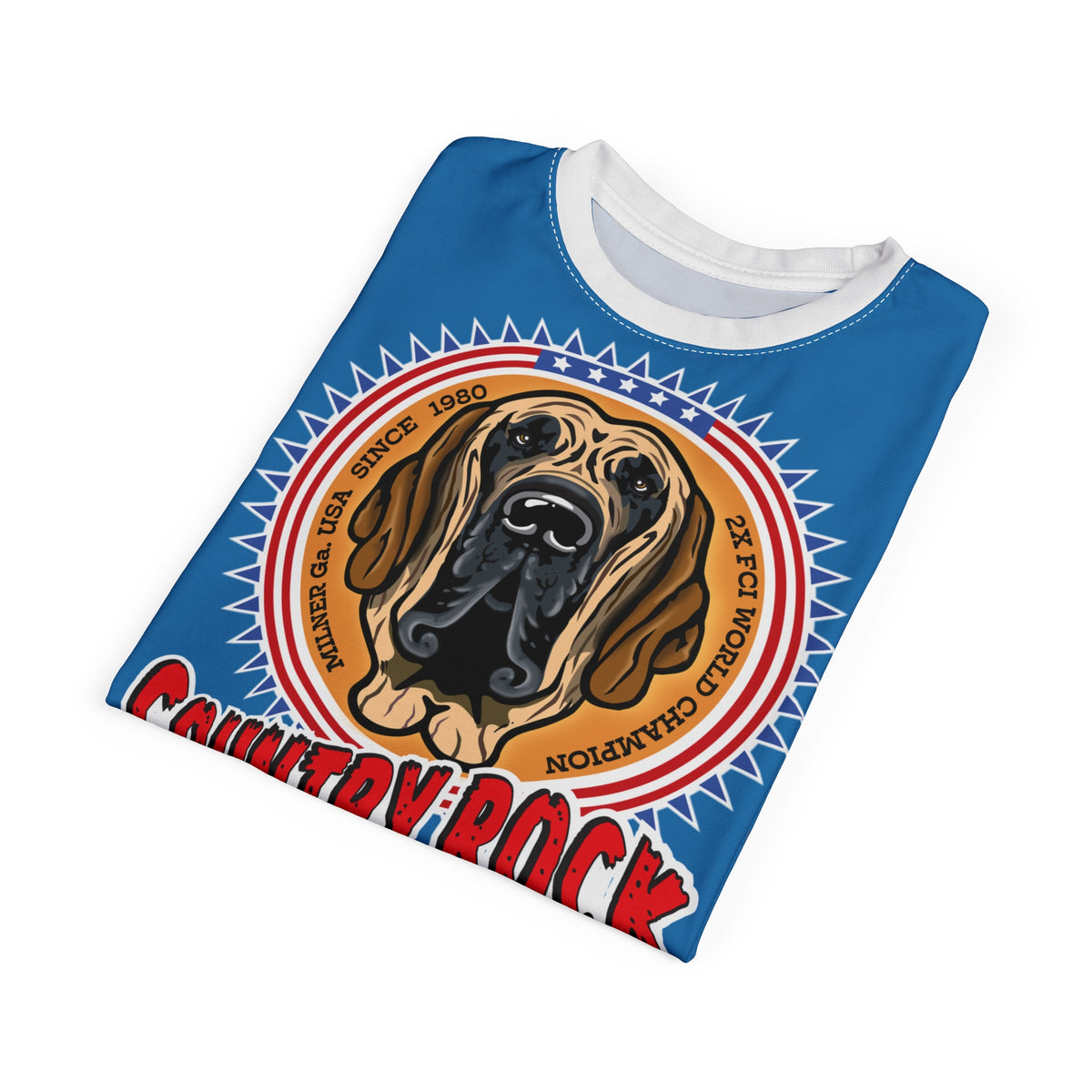 Country Rock Filas Graphic Super Tee — El Diablo Brand Paw Print T-Shirt