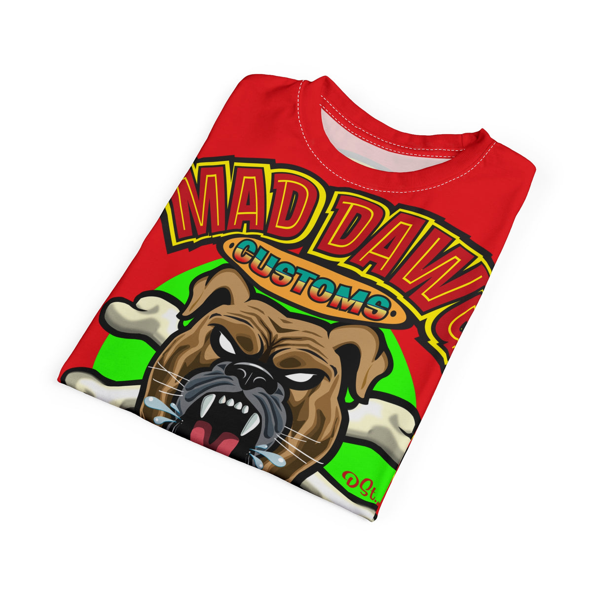 Mad Dawg Customs HiViz, High Performance Super Tee - Mad Dawgs & Bad Dawgs must have Riding Super Tee