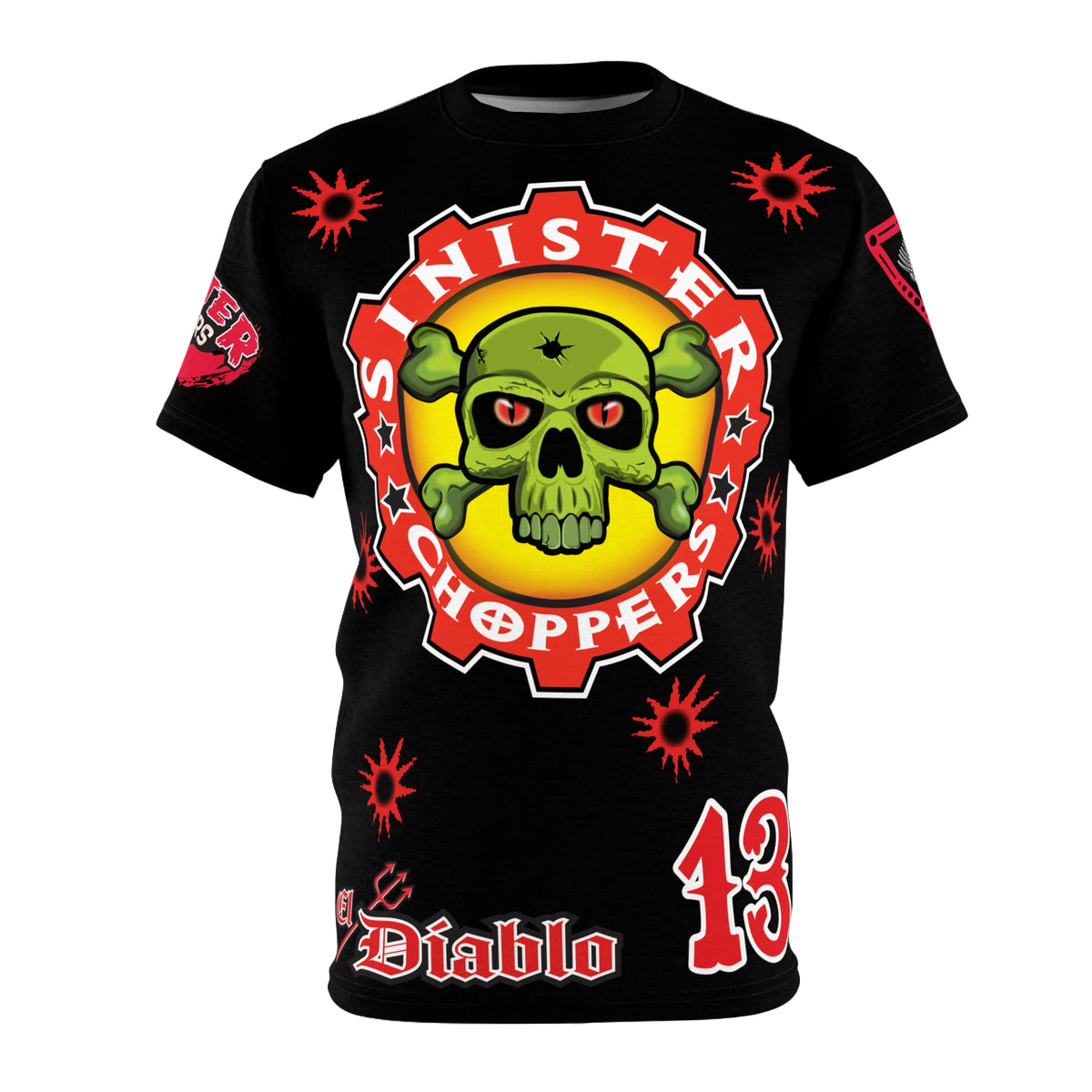 Sinister Choppers HiViz Bad Attitude Super Tee