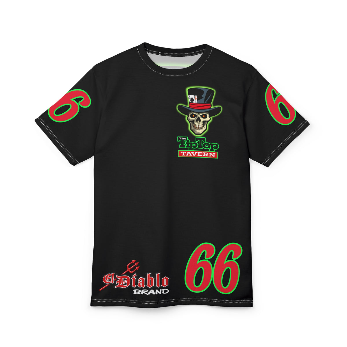 SRT Tip Top Tavern Dive Bar Super Riding Tee (*Limited Edition) - Florida's Best Dive Bar, Bikes Beers Babes & Bros. - Honouring Biker Bar Tee