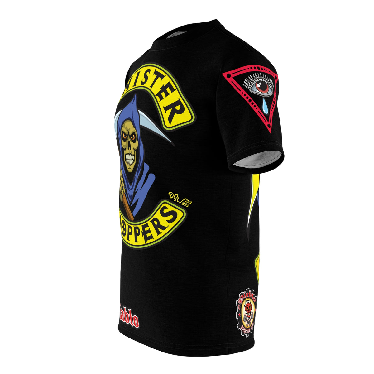 Sinister Choppers HiViz Custom Motorcycle Super Tee - High Performance Riding Wear