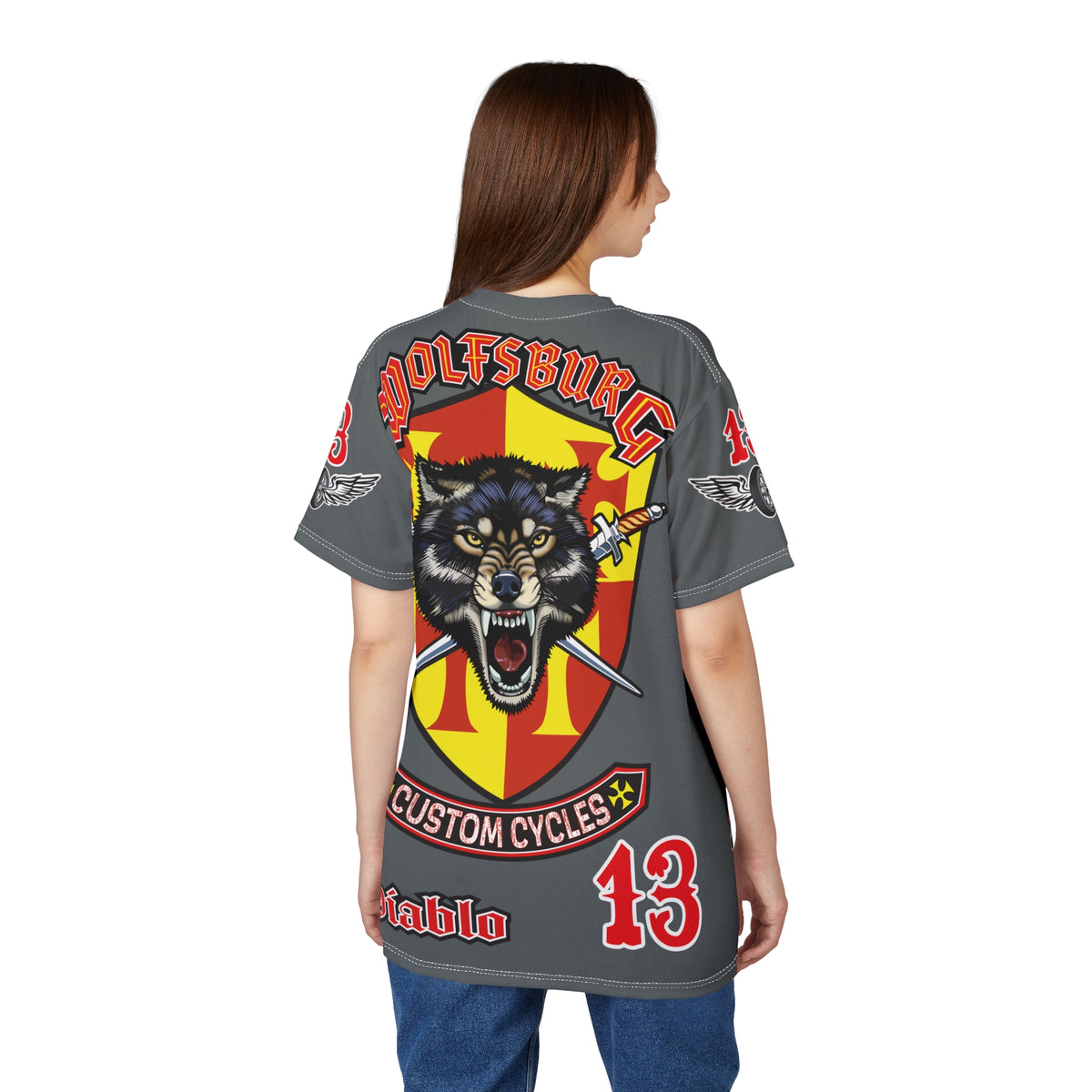 Wolfsburg Custom Cycles HiViz Super Tee - High Performance Motorcycle Riding Tee