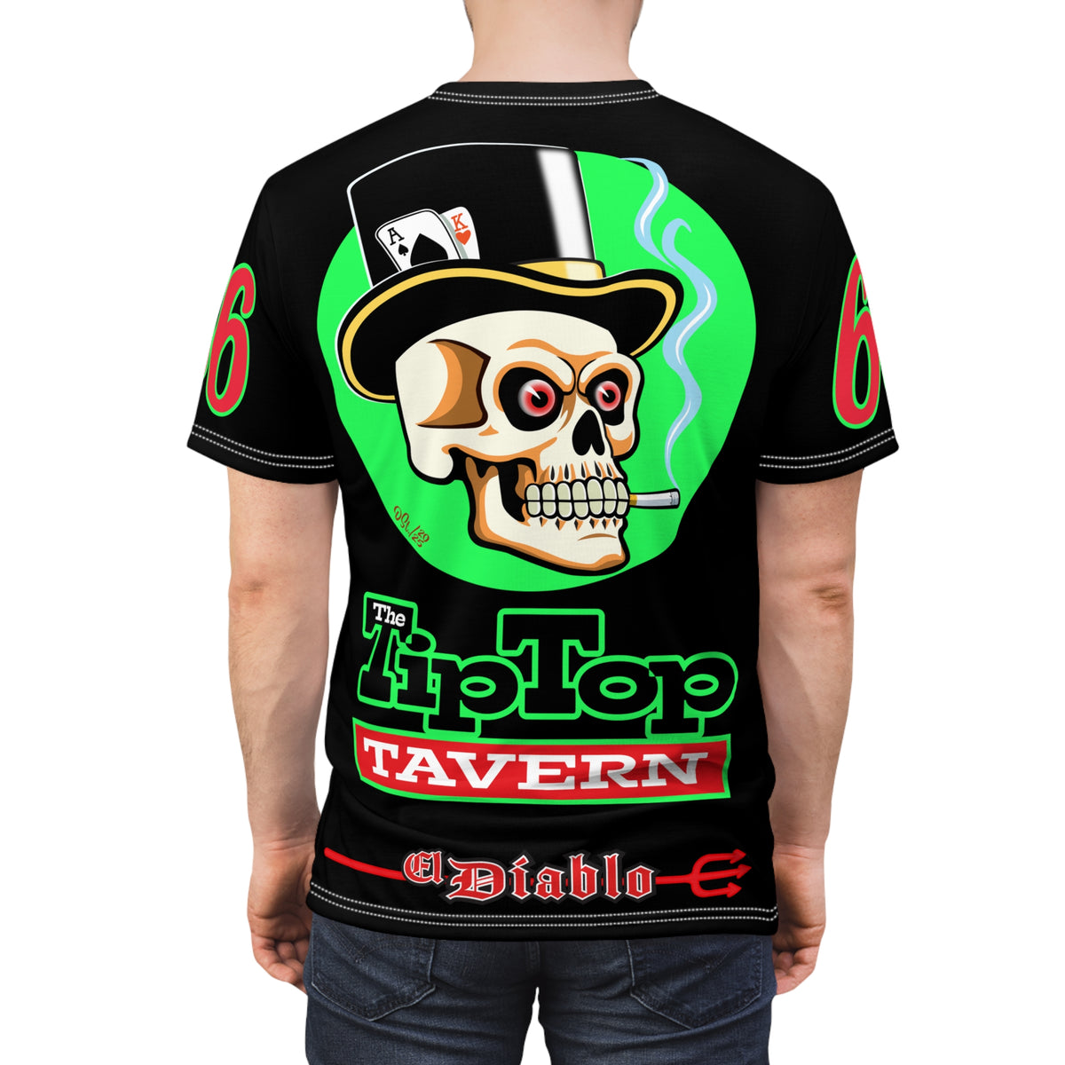 SRT Tip Top Tavern Dive Bar Super Riding Tee (*Limited Edition) - Florida's Best Dive Bar, Bikes Beers Babes & Bros. - Honouring Biker Bars