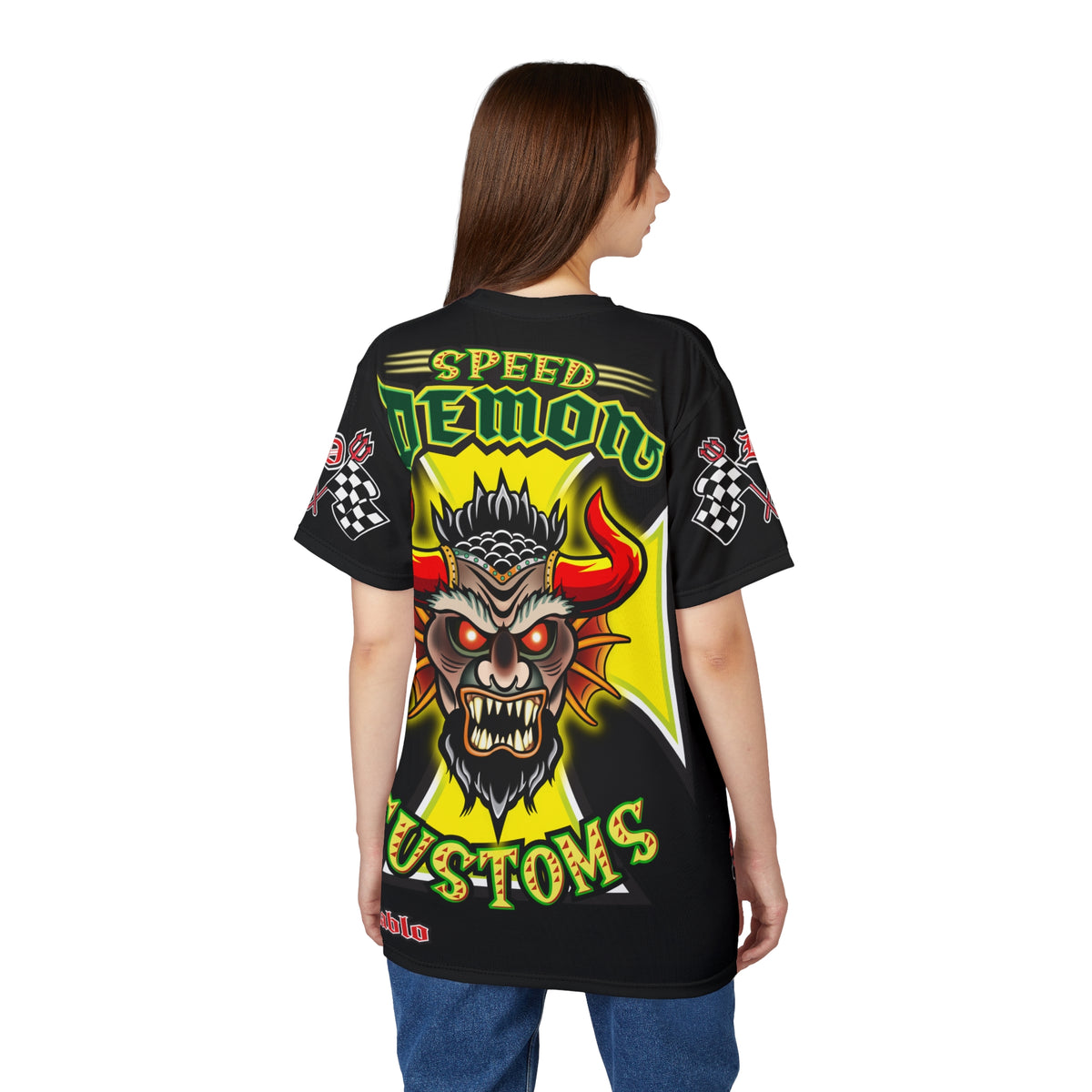 Speed Demon HiViz Custom Motorcycle Super Tee