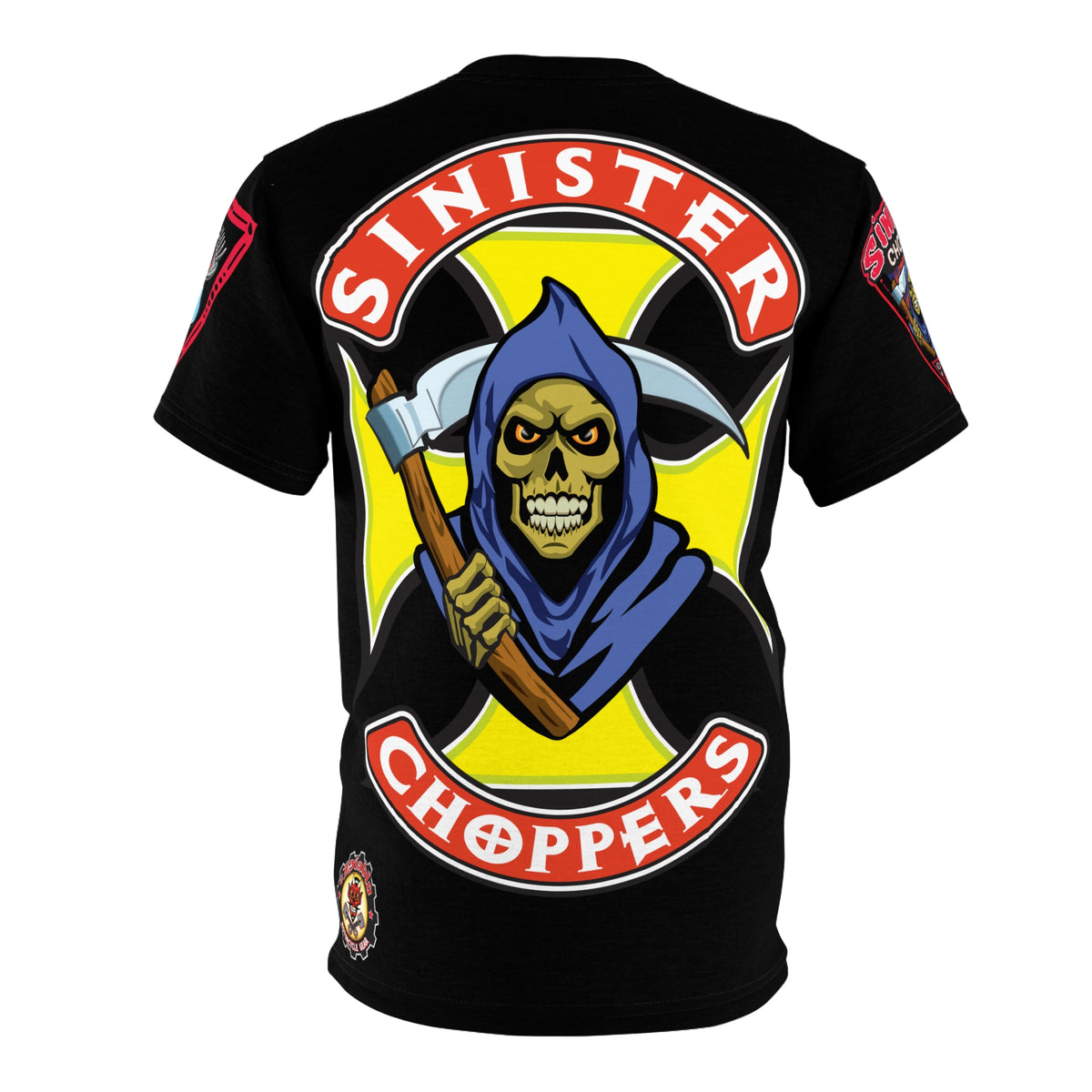 Sinister Choppers Reaper HiViz, High Performance Motorcycle Riding Tee Shirt