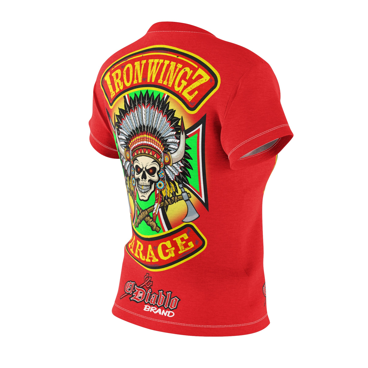 Women's Cut IronWingZ Custom Motorcycles Graphic Tee — HiviZ Graphics