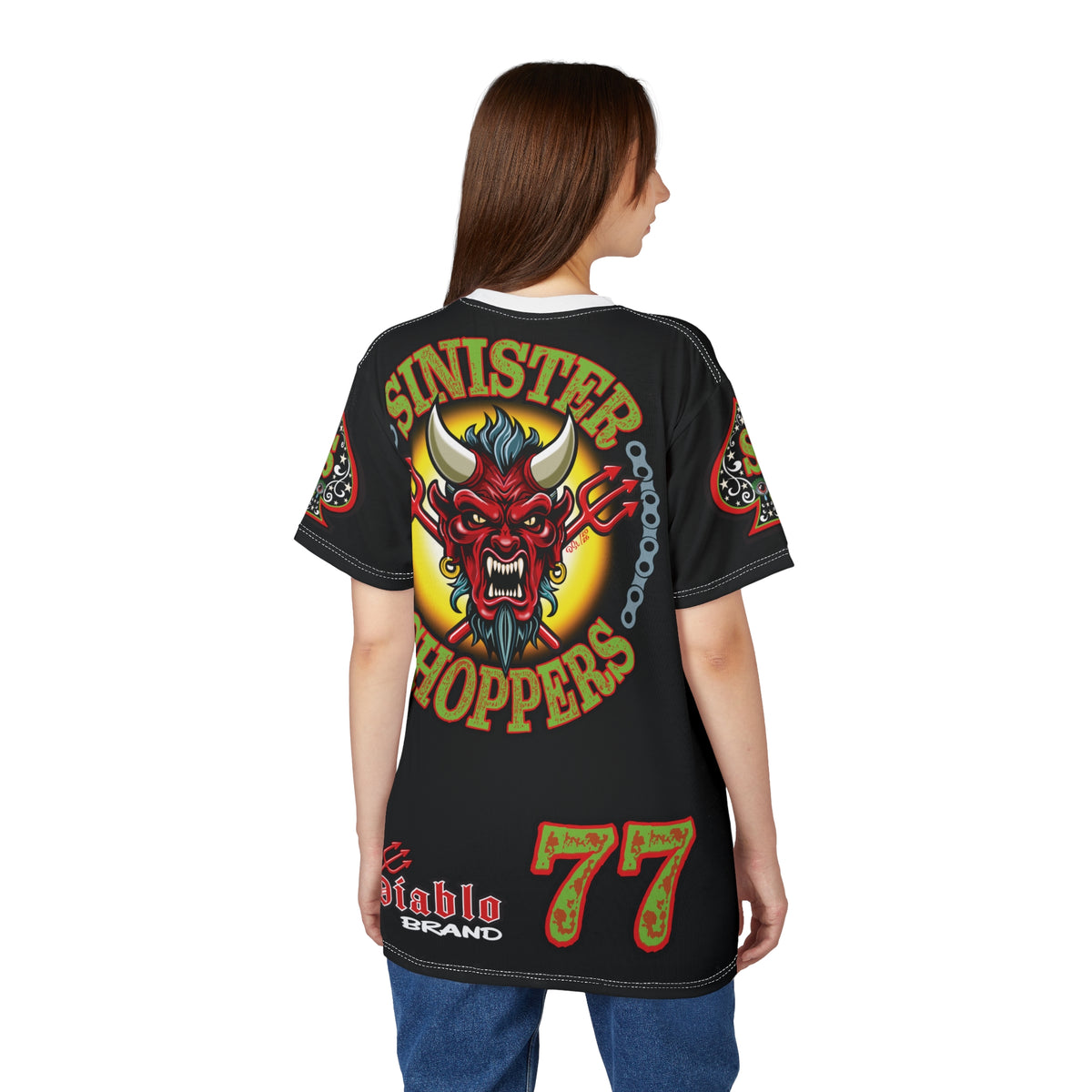 Sinister Choppers SPECIAL MIDNIGHT EDITION SUPER TEE— Ride Cool, Look Cool in our Best Super Tee