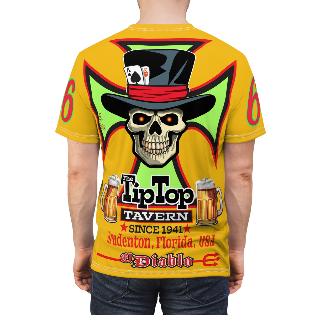 Tip Top Tavern Dive Bar Super Tee (*Limited Edition) - America's Best Dive Bar, Bikes Beers Babes & Bros. - Honouring Biker Bar Tee