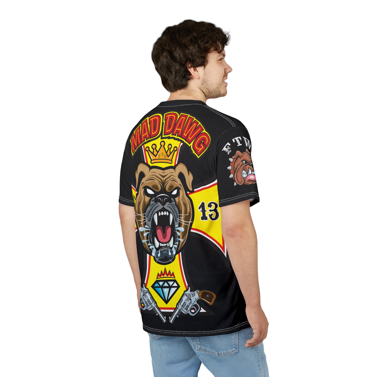 Mad Dawg Customs HiViz Super Tee - Hardcore Biker Threads