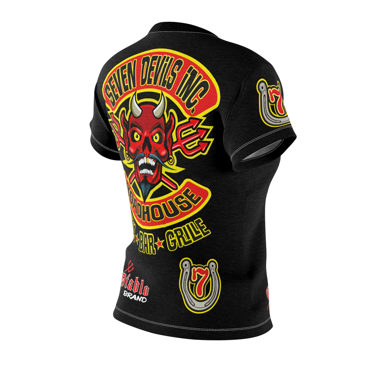 Women's Cut Seven Devils Roadhouse Graphic Tee — HiviZ Graphics