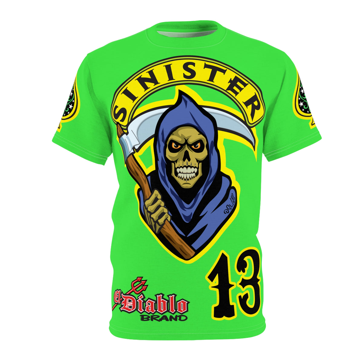 VERY SPECIAL  Sinister Choppers Custom Motorcycles - Custom  HiViZ LUMINA  Super Riding Tee - High Performance Riding Wear