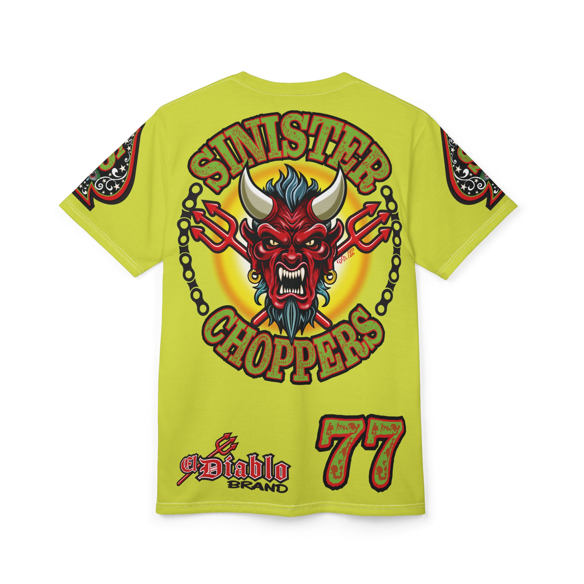 VERY Special HIVIZ Sinister Choppers  SUPER TEE— Ride Cool, Look Cool in our Best Super Tee