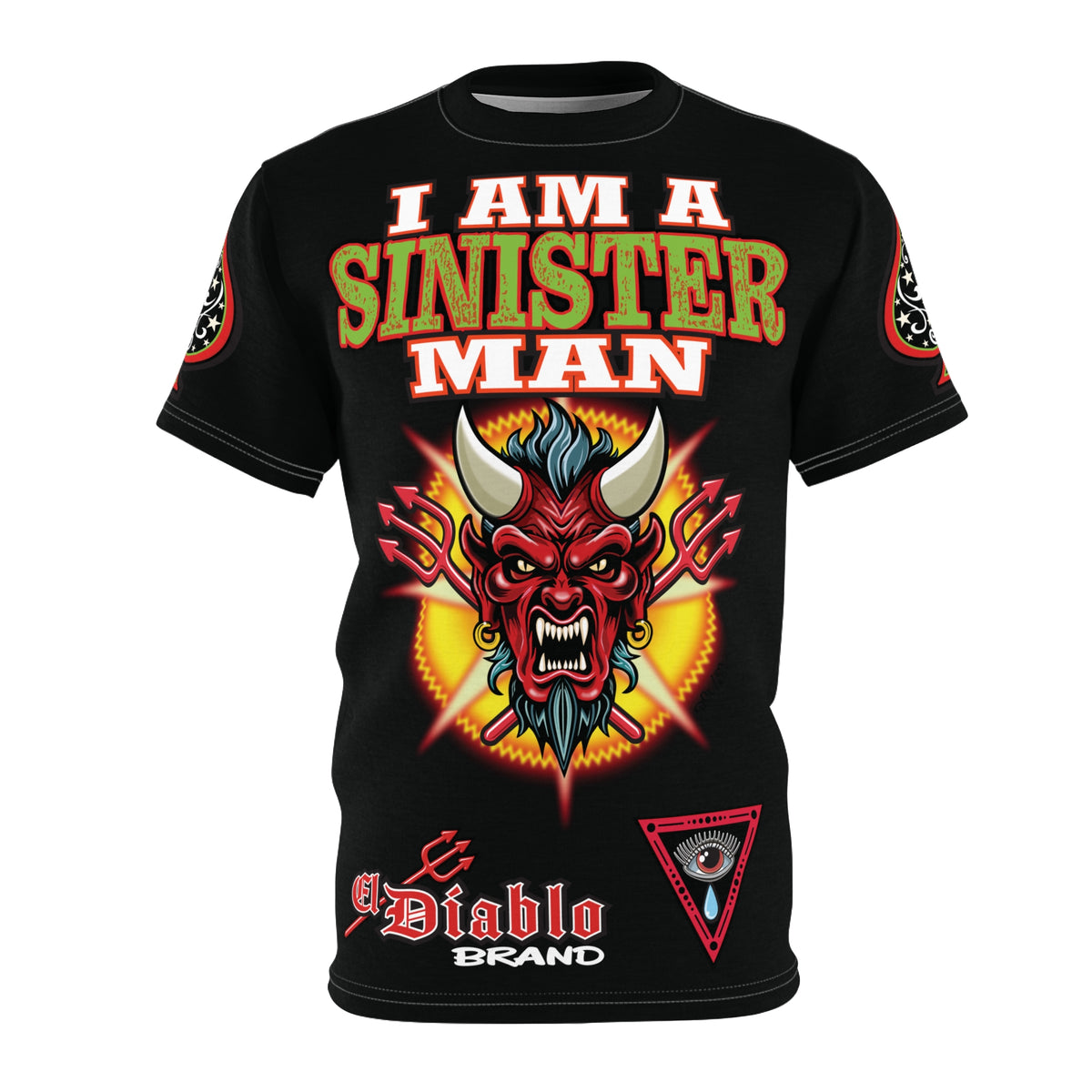 Sinister Choppers SINISTER MAN SPECIAL MIDNIGHT EDITION SUPER TEE— Ride Cool, Look Cool in our Best Super Tee