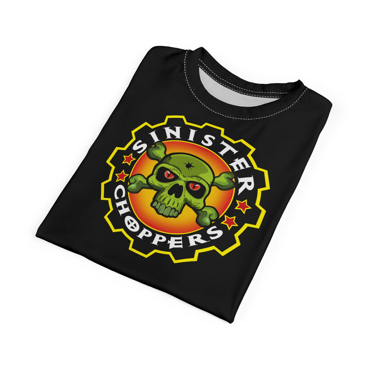 SRT Sinister Choppers  Super Riding Tee - Clean, Beautiful, Design - Outrageous Biker Gear