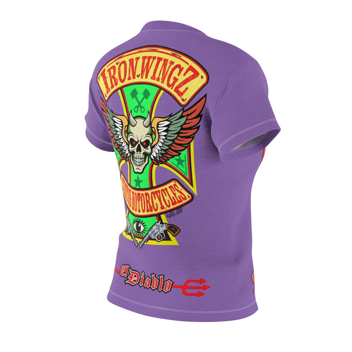 Women's Cut IronWingZ Custom Motorcycles  Graphic Tee — HiviZ Graphics