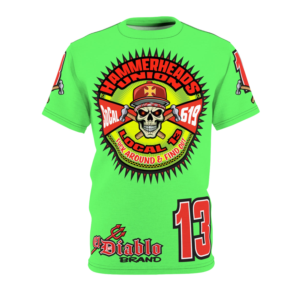 Very Special Hammerheads Union Tee — SoCal Local 519 Lumina HiViZ Graphic T-Shirt