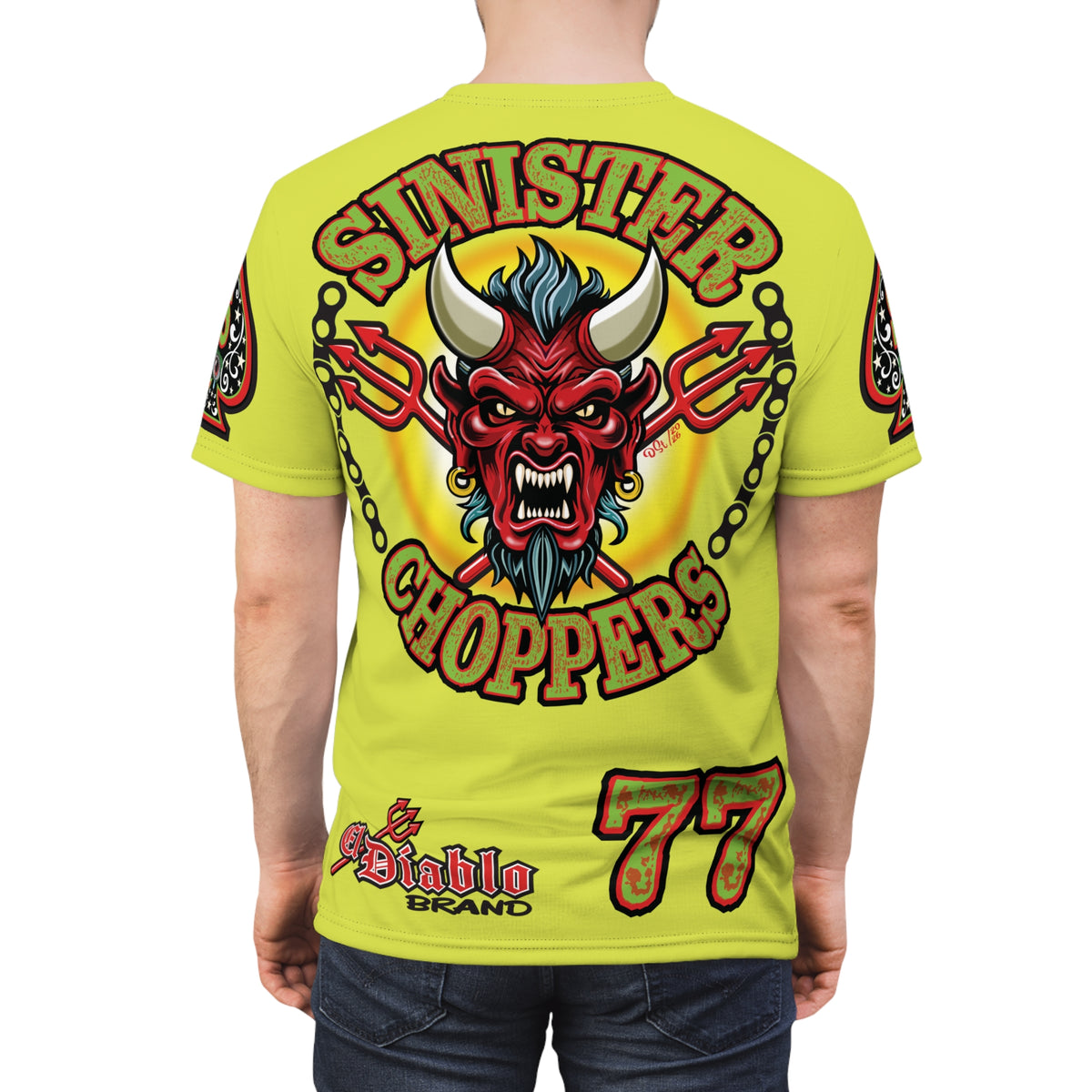 VERY Special HIVIZ Sinister Choppers  SUPER TEE— Ride Cool, Look Cool in our Best Super Tee