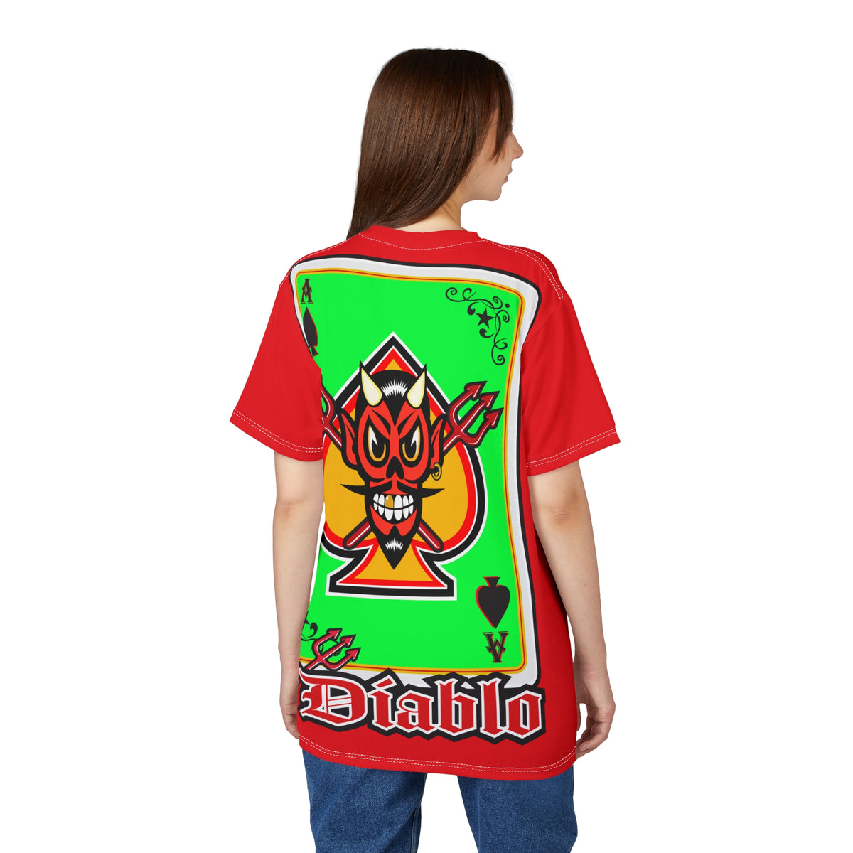 El Diablo Brand Unisex HiViz Motorcycle Riding Super Tee