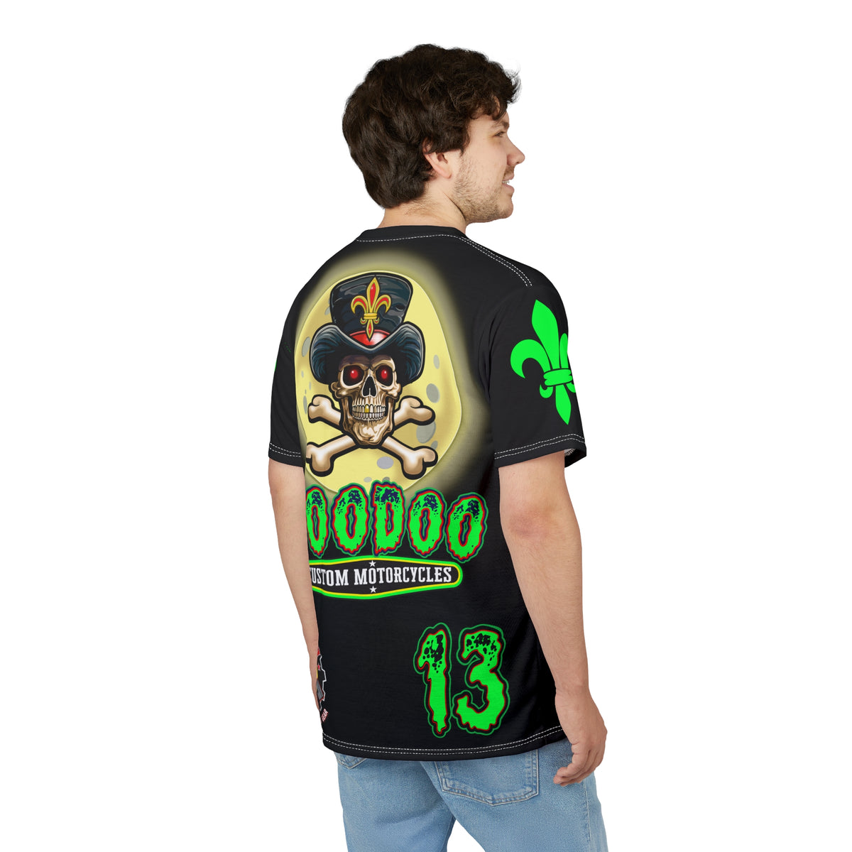 SRT VooDoo Customs Ragin' Cajun Custom Biker Riding Super Tee