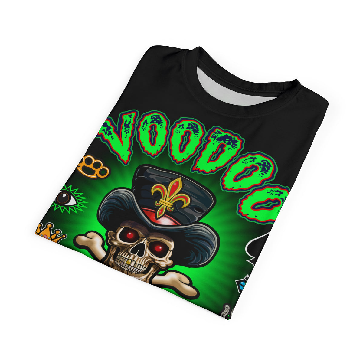 Voodoo Custom Motorcycles HiViZ Route 66 Super Tee, Specially Designed for visibility and riding comfort, Badazz Graphic T-Shirt,