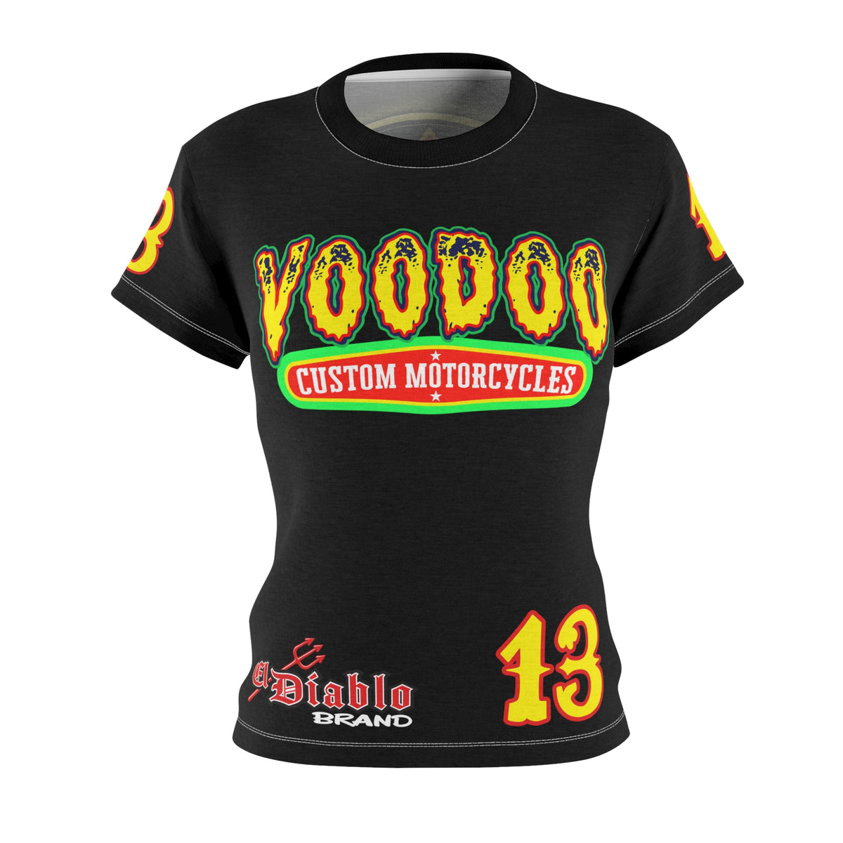Women's Cut VooDoo Custom Motorcycles Graphic Tee — HiviZ Graphics