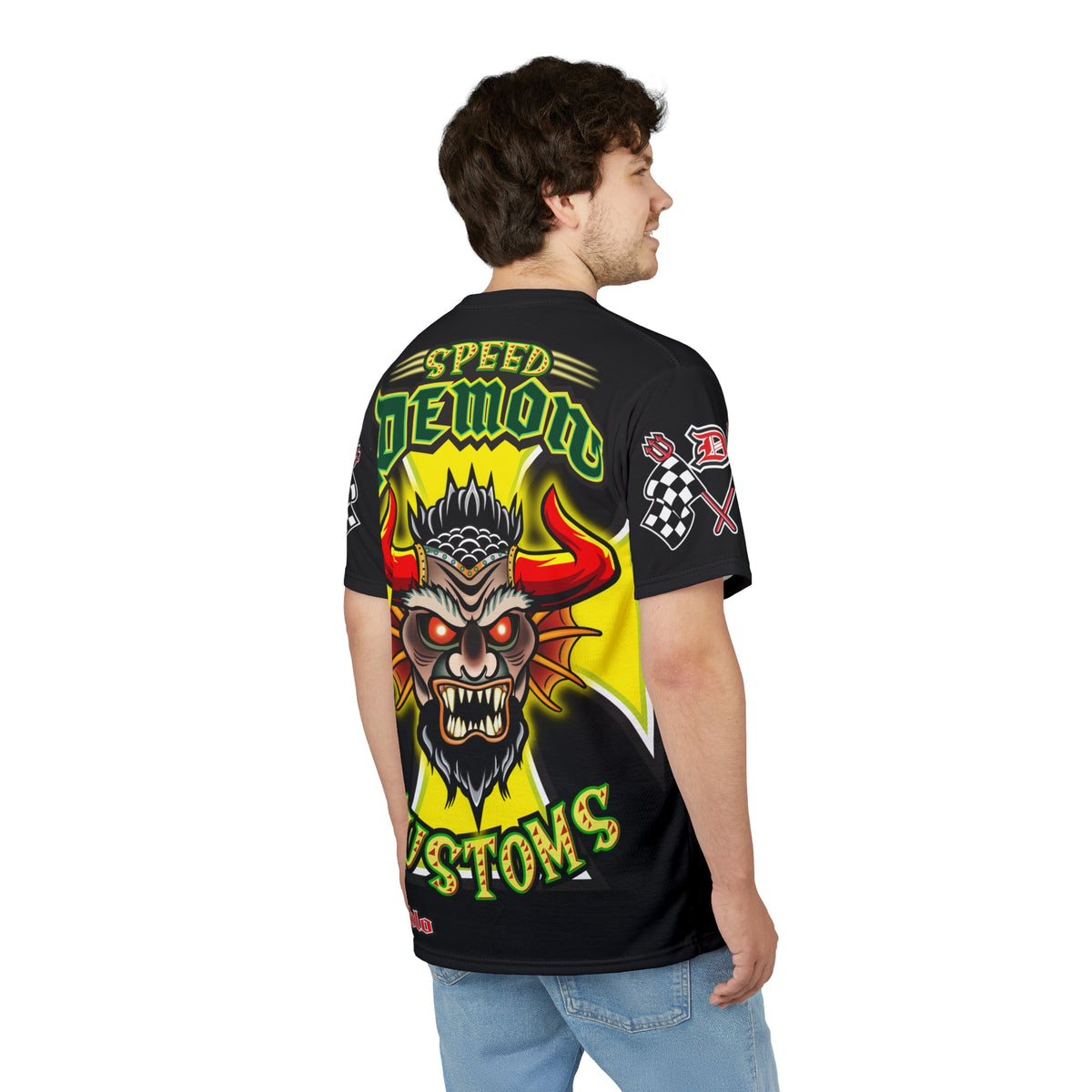 Speed Demon HiViz Custom Motorcycle Super Tee