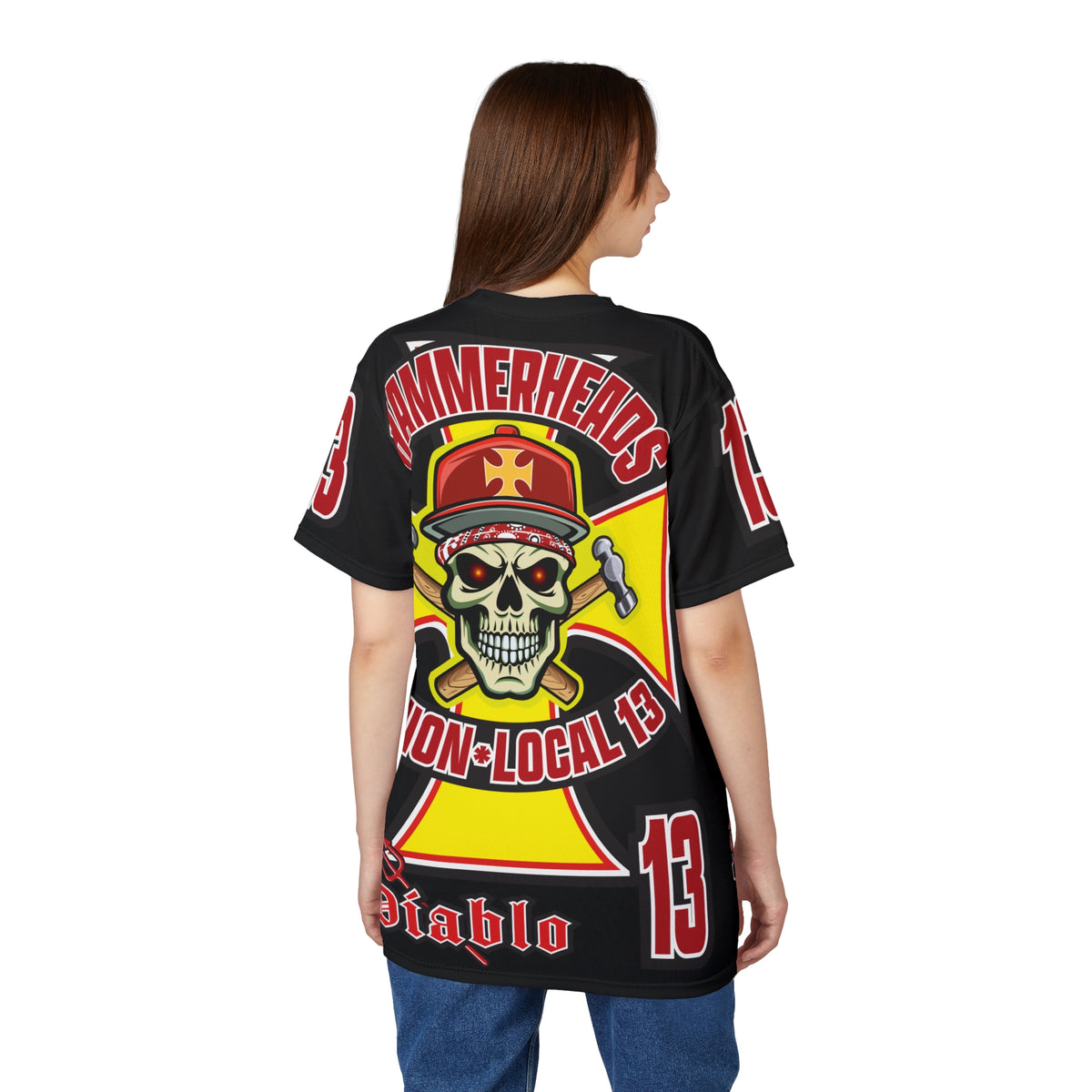 Hammerheads Union Local 13 Super Tee - Rough Tough Bad Attitude Motorcycle Riding Tee