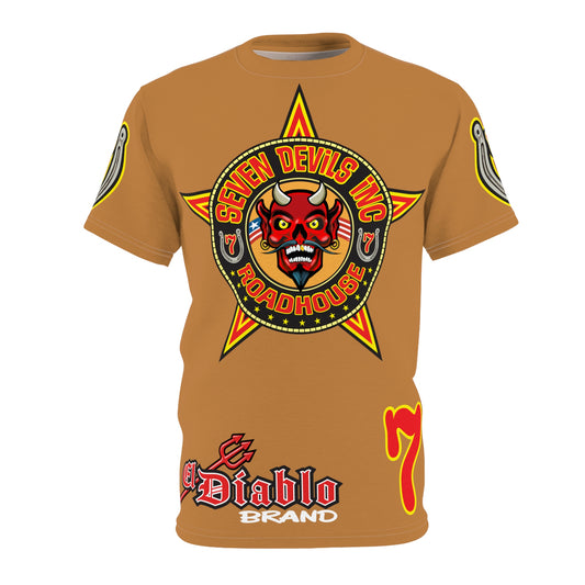 Seven Devils Inc. Roadhouse Graphic Tee - Motorcycle Custom Riding Super Tee