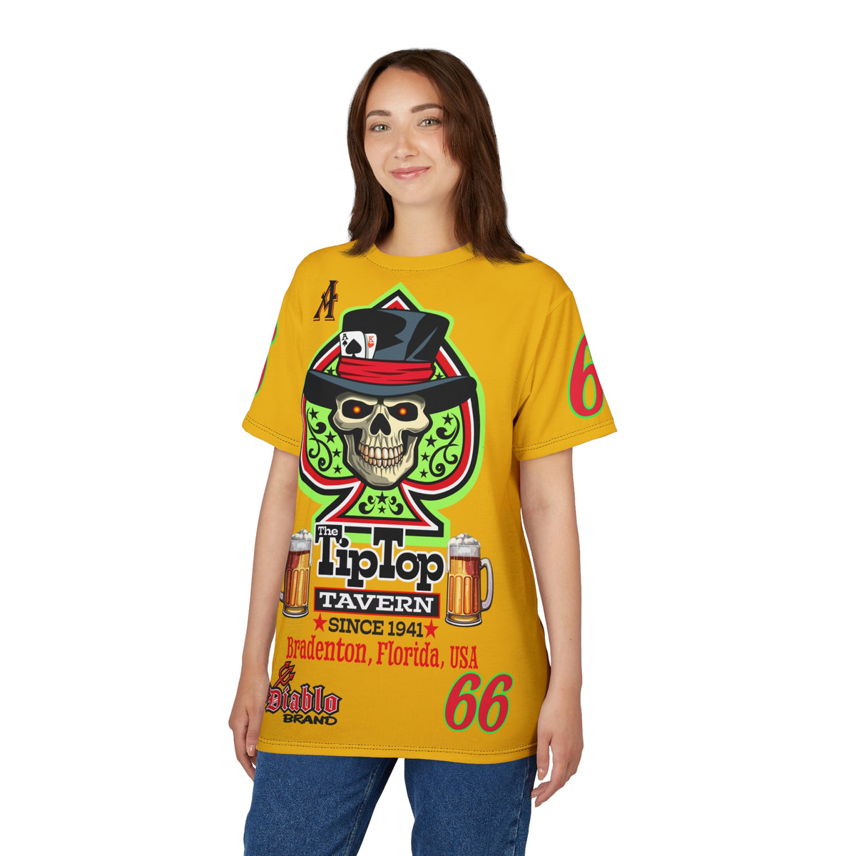 Tip Top Tavern Dive Bar Super Tee (*Limited Edition) - America's Best Dive Bar, Bikes Beers Babes & Bros. - Honouring Biker Bar Tee