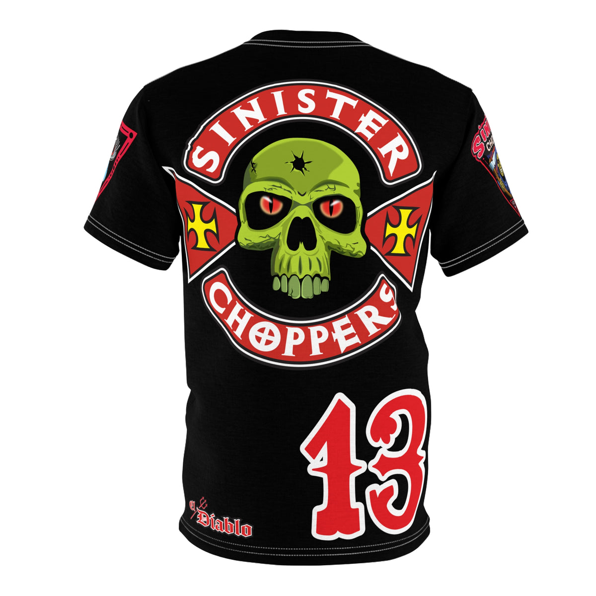 Sinister Choppers Ultimate HiViz Super Tee - Comfort, Performance and HiViz custom design