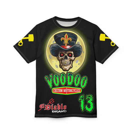 VooDoo Customs Night Rider HiViz Super Tee for Motorcycle Riders  - The Ultimate Riding Comfort