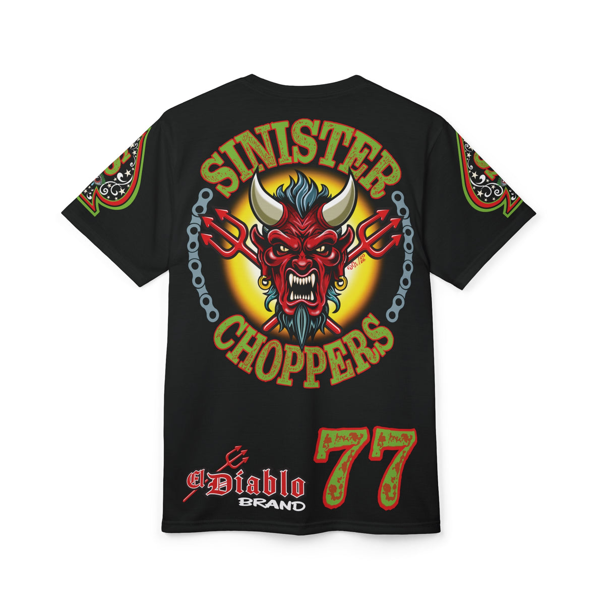 Sinister Choppers MR GREEN SPECIAL SUPER T— Ride Cool, Look Cool in our Best Super Tee