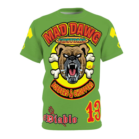 Mad Dawg Customs HiViz, High Performance Super Tee - Mad Dawgs & Bad Dawgs must have Riding Super Tee