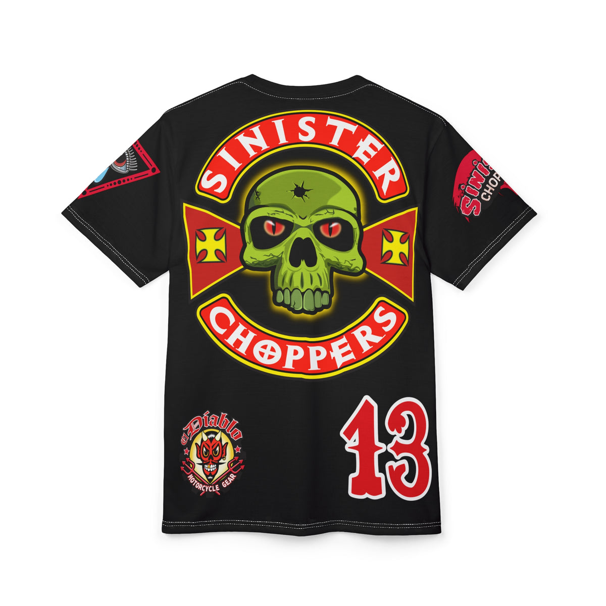Sinister Choppers HiViz Bad Attitude Super Tee