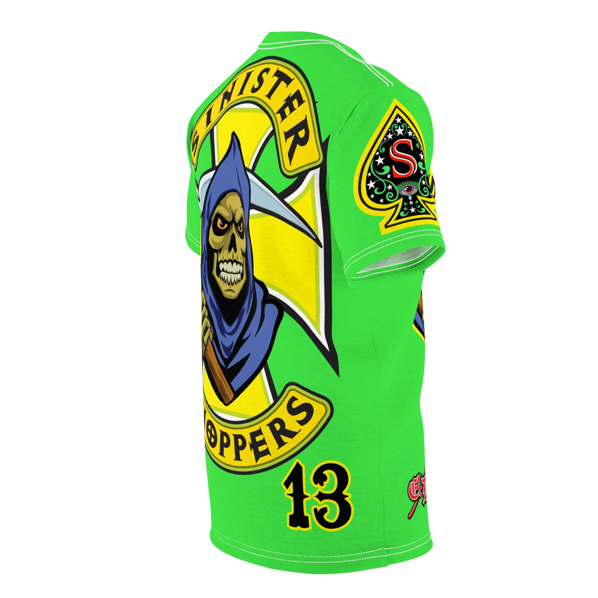 VERY SPECIAL  Sinister Choppers Custom Motorcycles - Custom  HiViZ LUMINA  Super Riding Tee - High Performance Riding Wear